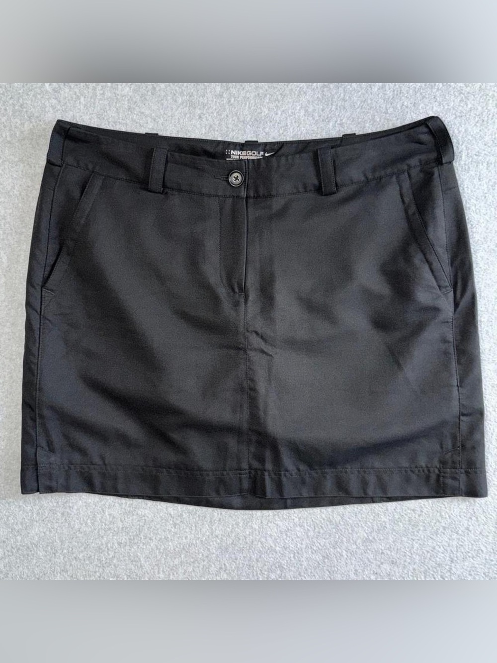 Nike Golf Tour Performance Dri-FIT Skort Black Womens Size 14 Activewear Skirt